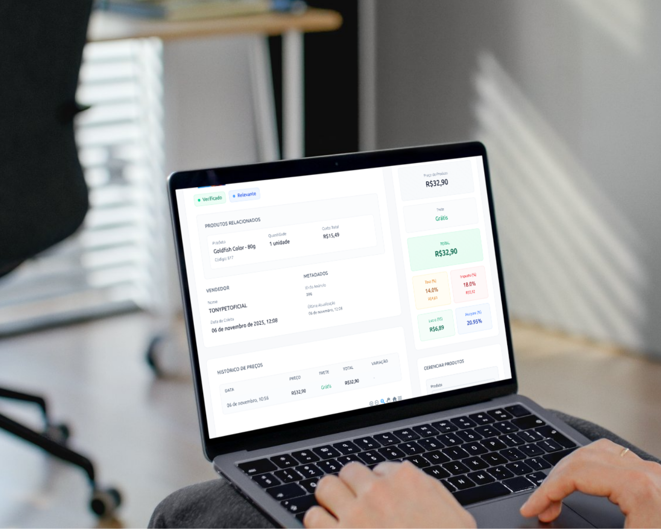 Ilustração do problema de preços desalinhados